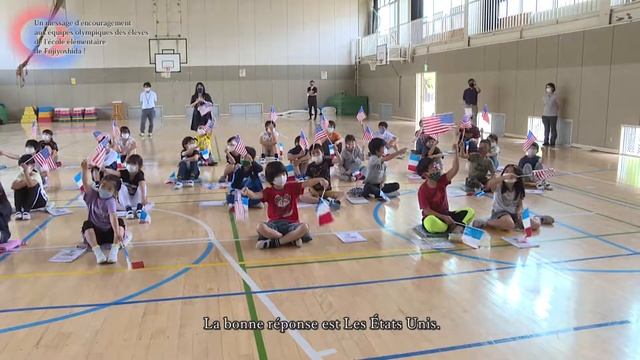 Un message d'élèves du primaire locale pour le peuple de France en vue des Jeux Olympiques de Tokyo смотреть онлайн