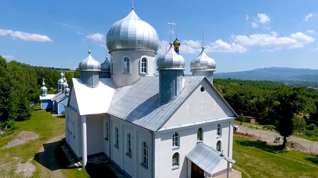 Бедевлянський Свято-Іоанно-Предтеченський чоловічий монастир . Аерозйомка квадрокоптером смотреть онлайн