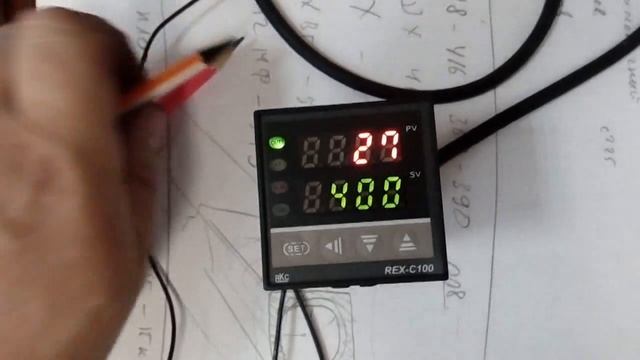 Быстрая настройка PID контроллера REX -C100 смотреть онлайн