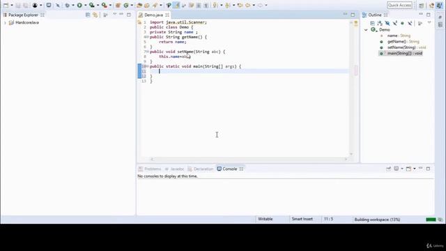 Hardcore Java With Android And SQL Applications -Module 3 Java Encapsulation Part _2 смотреть онлайн