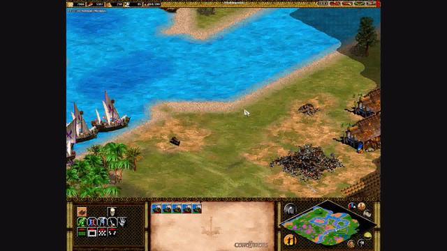 Age of Empires 2 The Conquerors - Random Map vs Koreans Hardest Difficulty смотреть онлайн