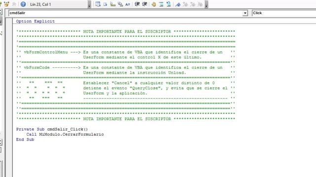 Impedir cierre de formulario con el control X | VBA смотреть онлайн