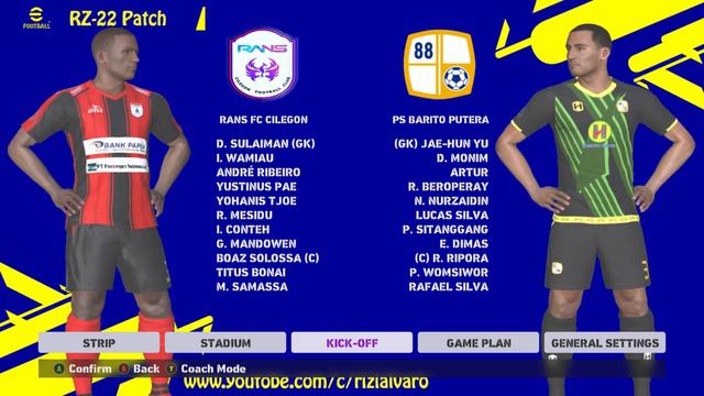 PES 2017 LIGA INDONESIA UPDATE PACTH RZ-22 смотреть онлайн