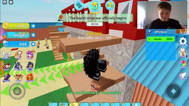 NINJA WAR ANIME TYCOON (PART 7) ROBLOX GAMEPLAY смотреть онлайн