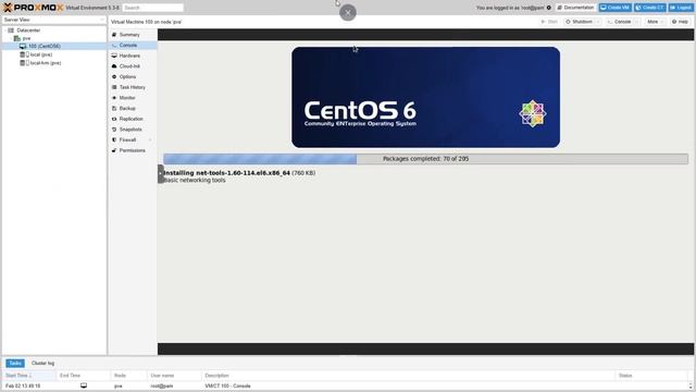 Create CentOS 6 VM in ProxMox 5.3 (VMware Workstation) смотреть онлайн
