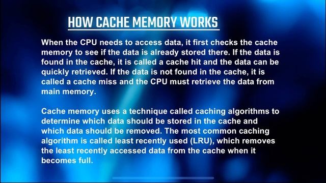 Group E5 Cache Memory смотреть онлайн