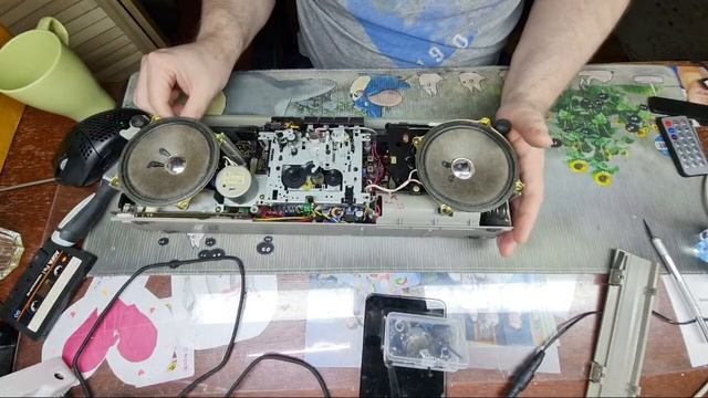 Разбор Panasonic Rx-F2L disassembly смотреть онлайн