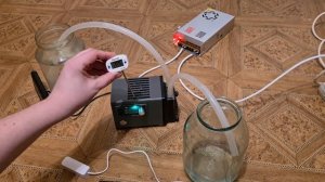 перистальтический насос. завершение эксперимента. итоговый результат