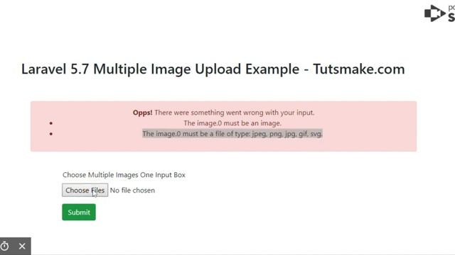 Laravel Multiple Image Upload Example - Tutsmake.com смотреть онлайн