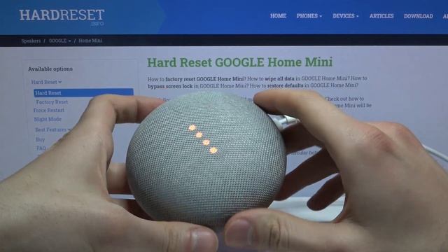 How to Factory Reset Google Home Mini - Hard Reset Google Speaker смотреть онлайн