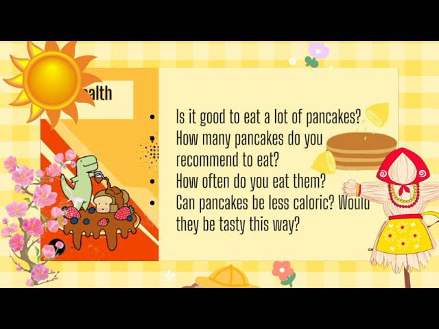 RED School Online: Speaking Club "Pancakes"