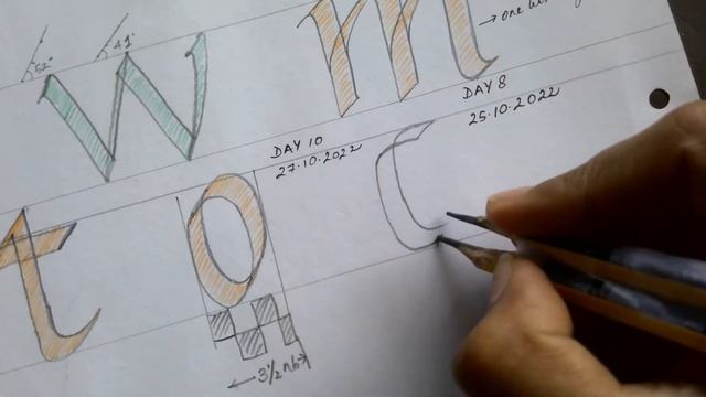 Day 11: Lowercase ‘c’ in Italic #italiccalligraphy #calligraphy #satisfyingvideo #alphabet #italics смотреть онлайн