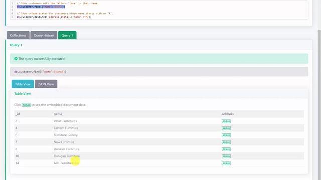 NoSQL: Using Selectors In MongoDB