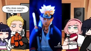 Boruto adults react to Boruto blue vortex || RoseGacha