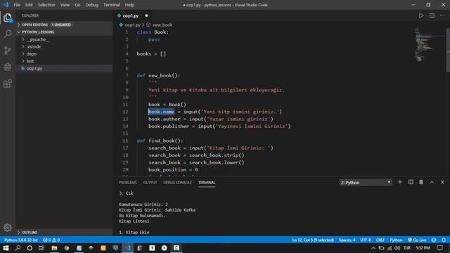 Yeni Başlayanlar İçin Python(3.8.0) Dersleri - Ders 86 смотреть онлайн