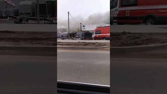 Крупный пожар на Алма-Атинской в Самаре смотреть онлайн