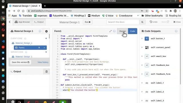 anvil python feedback form ch 3 and ch 4 at 12 minutes смотреть онлайн