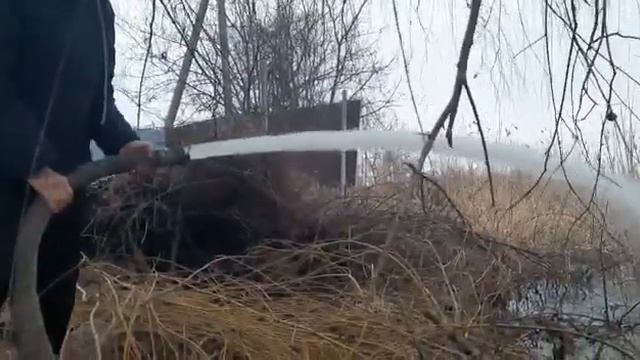 мотопомпа, для гидробурения,двигатель 17 лошадей. смотреть онлайн