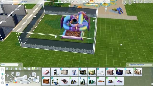 Аквапарк | Sims 4| NoCC | SpeedBuilding |
