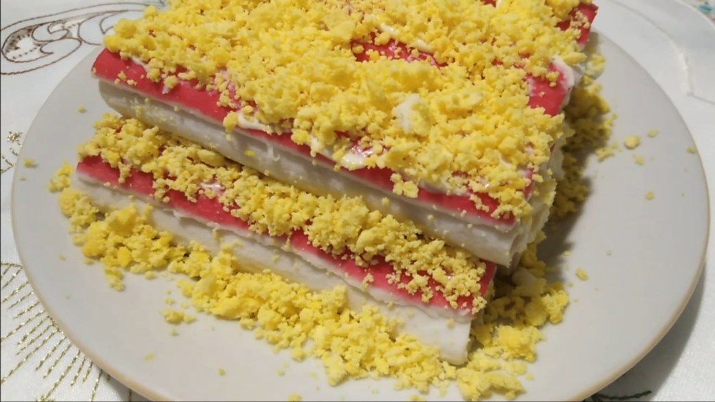 Оригинальная закуска на праздничный стол. Фаршированные крабовые палочки смотреть онлайн