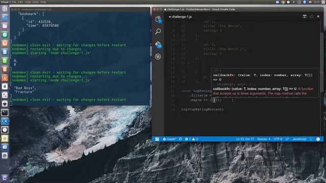 JS - forEach() Nunca Mais - #4 Resolução do Desafio 1 e Código Limpo смотреть онлайн