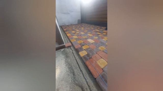 разметка,укладка плитки старый город 3х цветов,(1день на объекте) смотреть онлайн