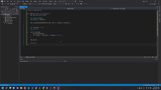 Setting up SDL2 in Visual Studio 2019 - SDL2 Tutorial смотреть онлайн