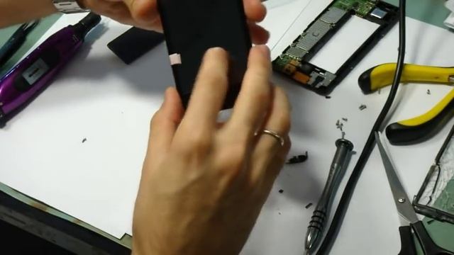 NOKIA X RM 980 ВЕСЬ ПРОЦЕСС Замена LCD, ДИСПЛЕЙ, СЕНСОР, Touch panel, touch screen, тач скрин2 смотреть онлайн