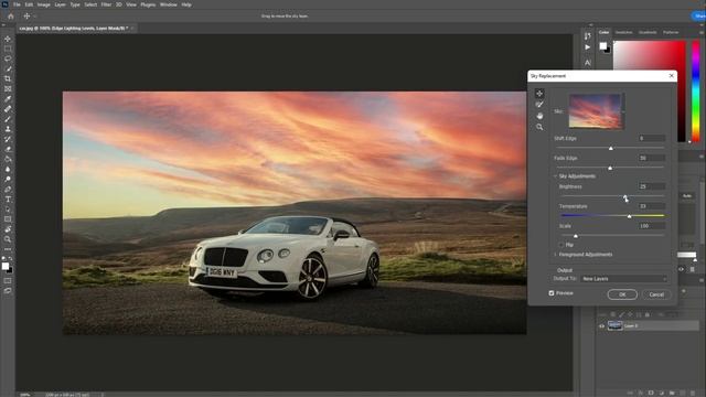 How To Replace Sky in Your Photo in SECONDS! | Crazy Trick | Photoshop 2022 смотреть онлайн