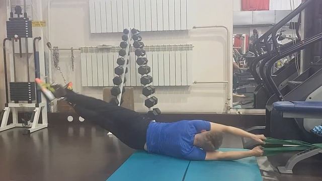 Растяжка спины на тренажере Бубновского #упражнения #растяжка #здороваяспина смотреть онлайн