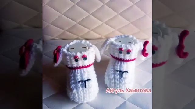 Видео обзор моих вязанных пинеток))) смотреть онлайн