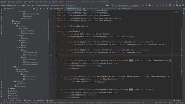 Forge 1.17.1 Modding Tutorial | BASIC LOOT TABLES | Forge Modding 1.17.1 #6 смотреть онлайн