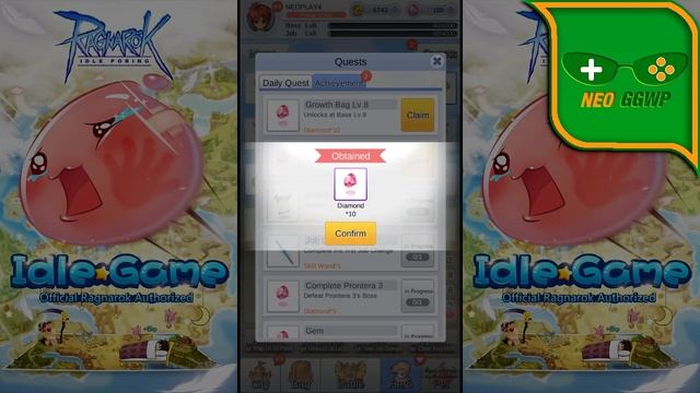 RO: Idle Poring (Android/iOS) - Gameplay First Start смотреть онлайн