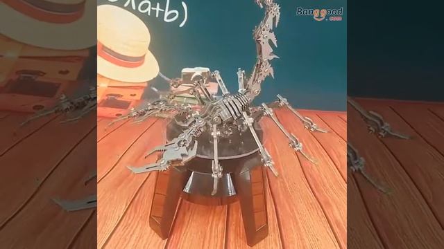 Steel Warcraft 3D Puzzle DIY Assembly Scorpion Toys DIY Stainless Steel Model Building Decor смотреть онлайн