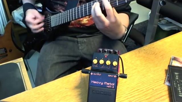 Boss HM-2 vs Behringer HM300 (swedish death metal sound comparison) смотреть онлайн