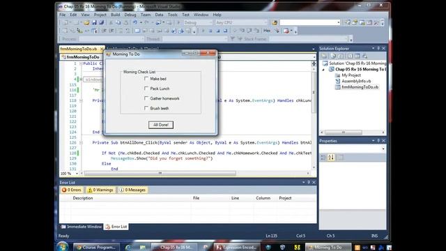Check Boxes and Line Continuation Character смотреть онлайн