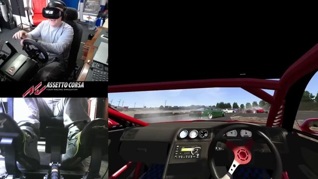 Сдаю дрифт экзамен в Assetto Corsa в VR смотреть онлайн