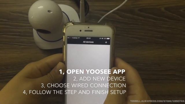 Yoosee APP Home WiFi CCTV IP Camera How To Connect By