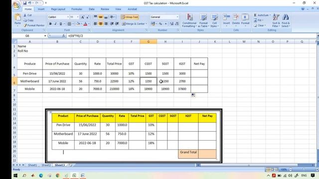 GST and Discount Calculation in Excel | Computer Skill Test | Assam Direct Recruitment #excel смотреть онлайн