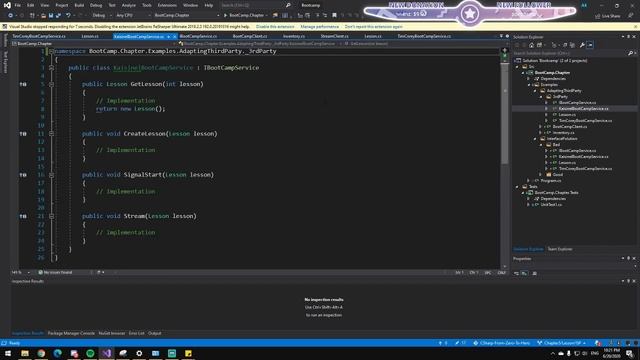 C# Boot camp. Chapter 5: SOLID. Lesson 4: Interface segregation principle смотреть онлайн