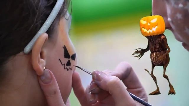 Детский макияж на Хеллоуин \ Halloween Makeup for kids ??? смотреть онлайн