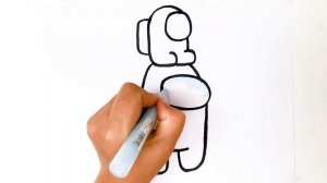 Как нарисовать амонг ас легко и просто