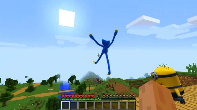 BIG HUGGY WUGGY Poppy Playtime and DOLL SQUID GAME CHASING MINIONS FAMILY in MINECRAFT - Gameplay смотреть онлайн