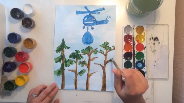 #26. Рисуем с детьми работу МЧС смотреть онлайн