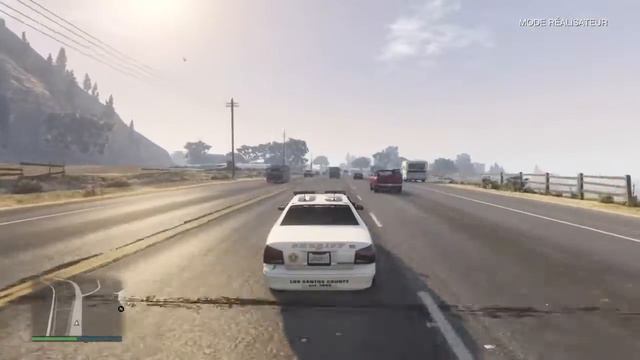 Security patrolling on Palomino freeway with police car GTA5 ! смотреть онлайн