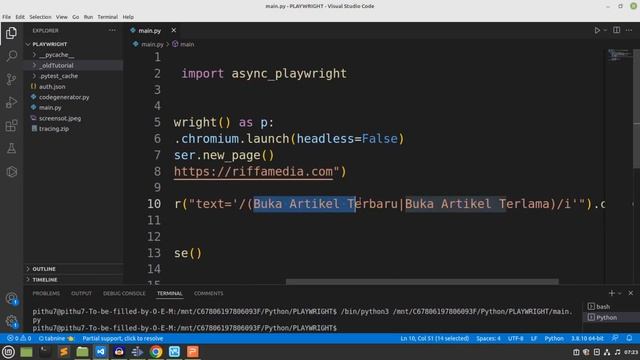 PlayWright & Python #5 | Text Selector | Tutorial Belajar Bikin Bot Web Automation Di Python смотреть онлайн