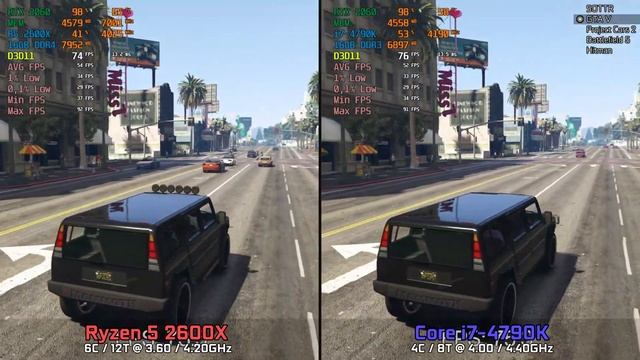 Ryzen 5 2600X vs i7-4790K Gaming Comparison Test in 5 Games (RTX 2060) смотреть онлайн