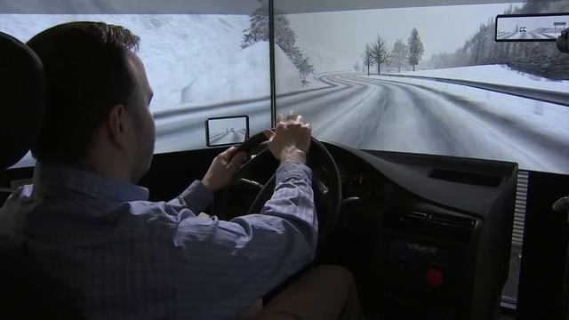 Simulator Snow training with Defensive Driving School смотреть онлайн