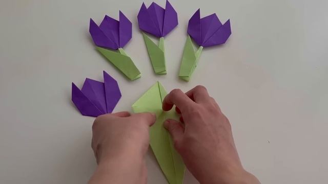 DIY TULIP | DIY FLOWER | ORIGAMI TULIP| ORIGAMI FLOWER | MOTHER’S DAY ORIGAMI | листівка для мами смотреть онлайн